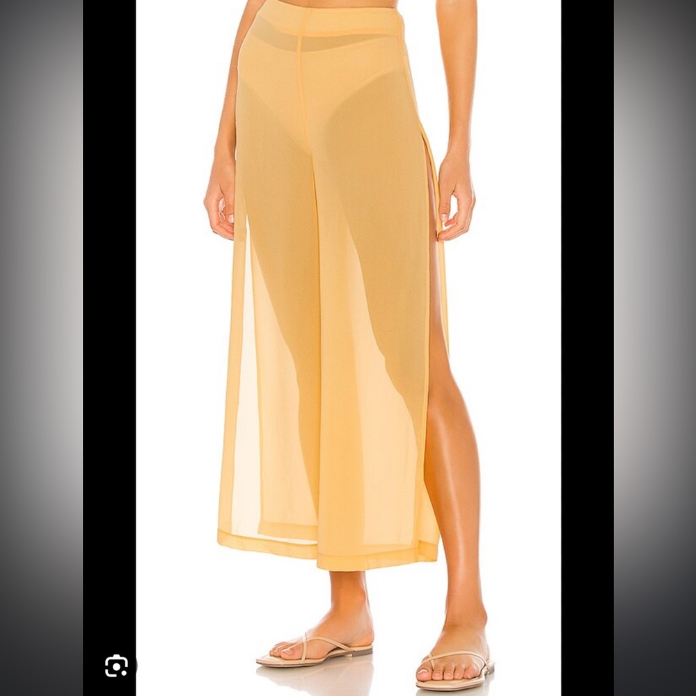 Lovers and friends Valeria pant beach cover up in cantalope. size S.